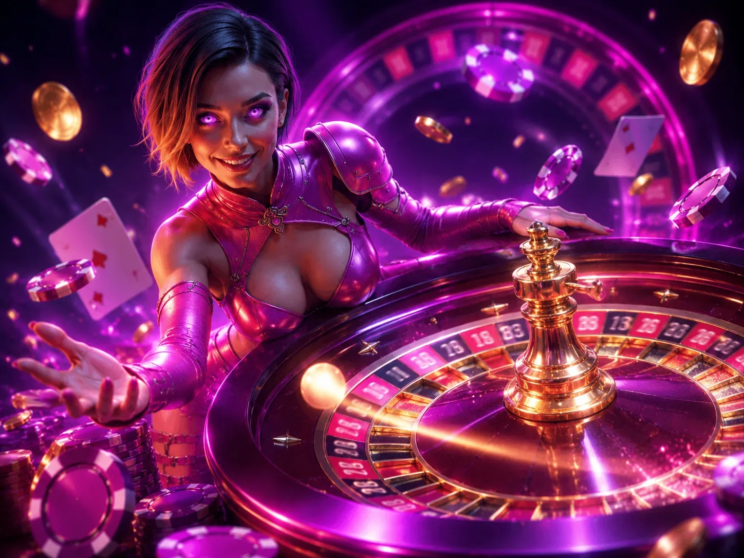 Cyber Roulette Golden Wheel Rush